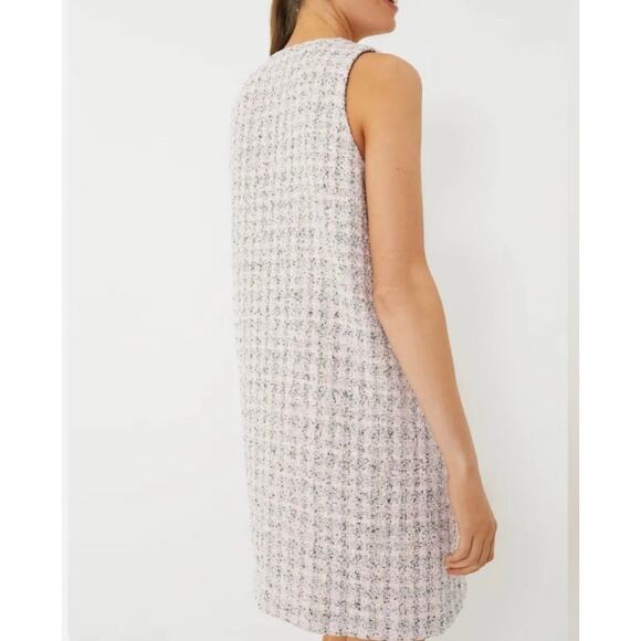 NWT Tuckernuck Pomander Place Pink Tweed Mini Dress - Small - Picture 8 of 11